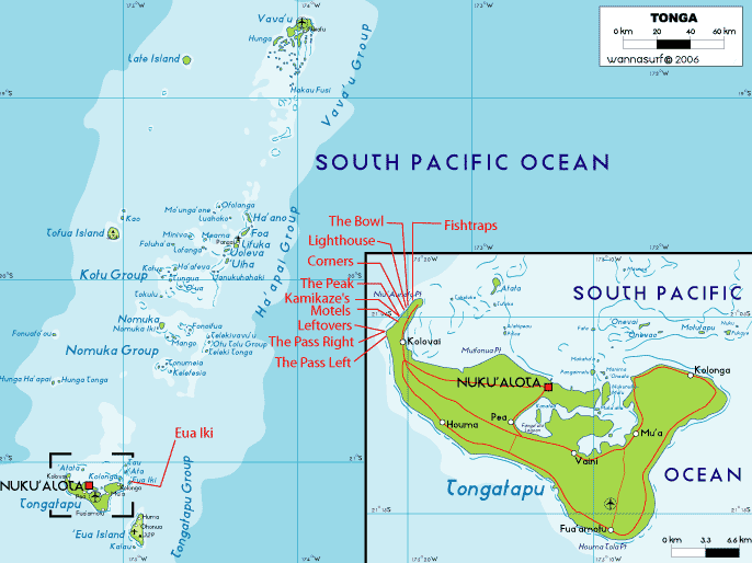 map tonga